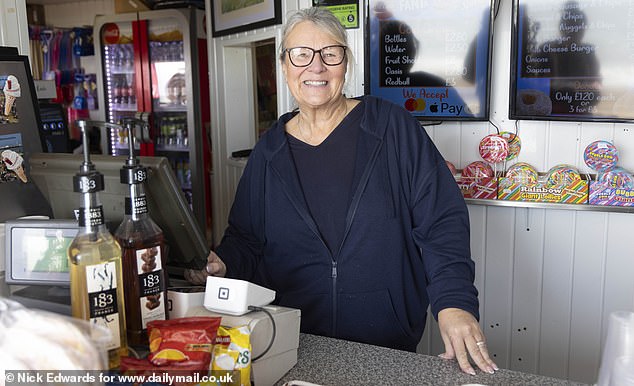 CLACTON: Linda Marshall, 66, who runs a kiosk on Clacton seafront. She said most of her customers are Londoners