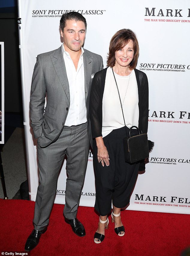 Her eldest son, Tommy Davis ¿ from her previous marriage to William Davis ¿ reportedly became the head of Scientology¿s Celebrity Centre in L.A., though her younger son, Jeffrey (with Jastrow), chose not to follow the faith; (Tommy and Anne in 2017)