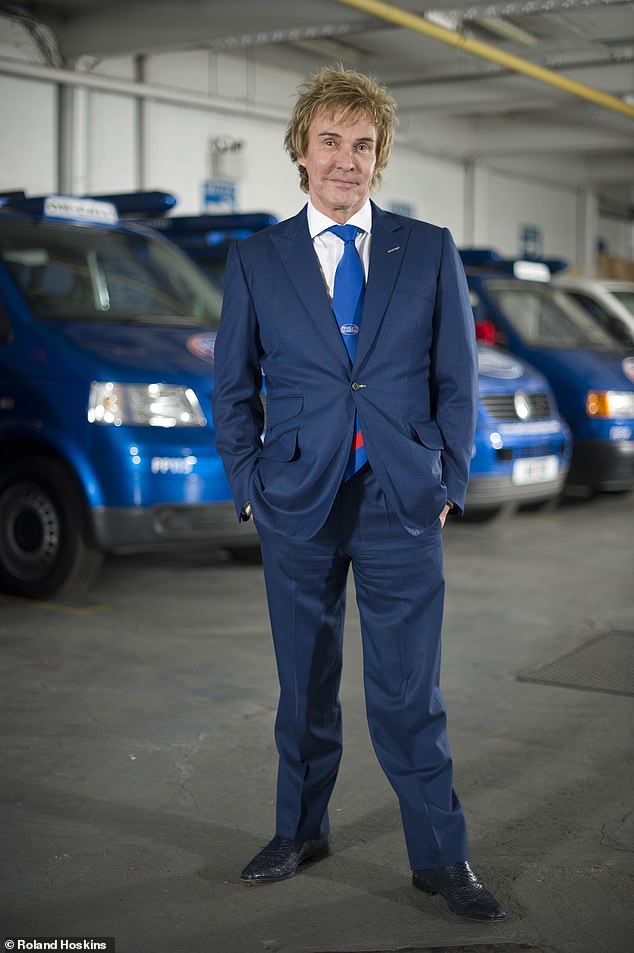 Mr Mullins left school aged 15 with no qualifications before becoming an apprentice and starting his own business from a Pimlico estate agent's basement