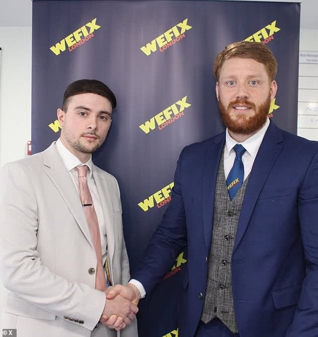Luke, 22, (pictured above in grey) revealed he had only two months left before he was due to finish his apprenticeship when the possibility of redundancies were announced by Pimlico in April