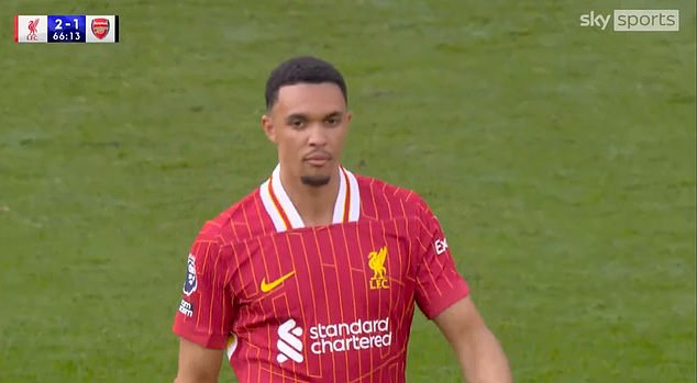 The English defender appeared unfazed as the Anfield crowd made their feelings known