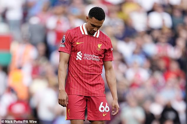 Alexander-Arnold has spent his entire career at the club but will be leaving with a bad taste