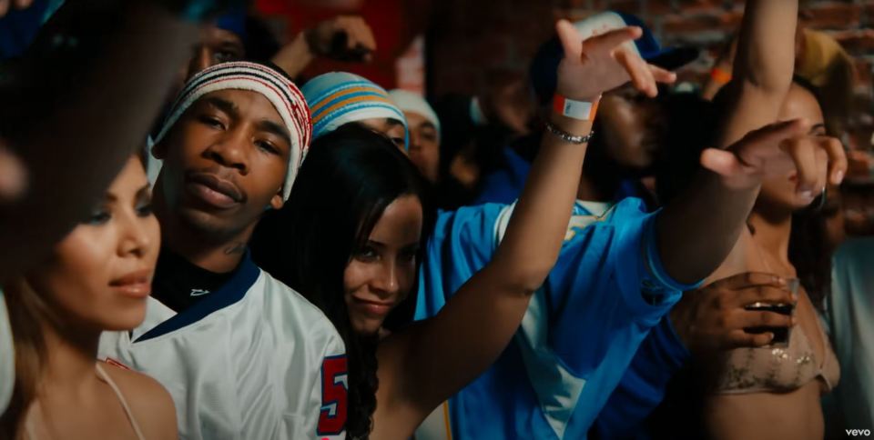 Screenshot from 50 Cent's "In Da Club" music video.