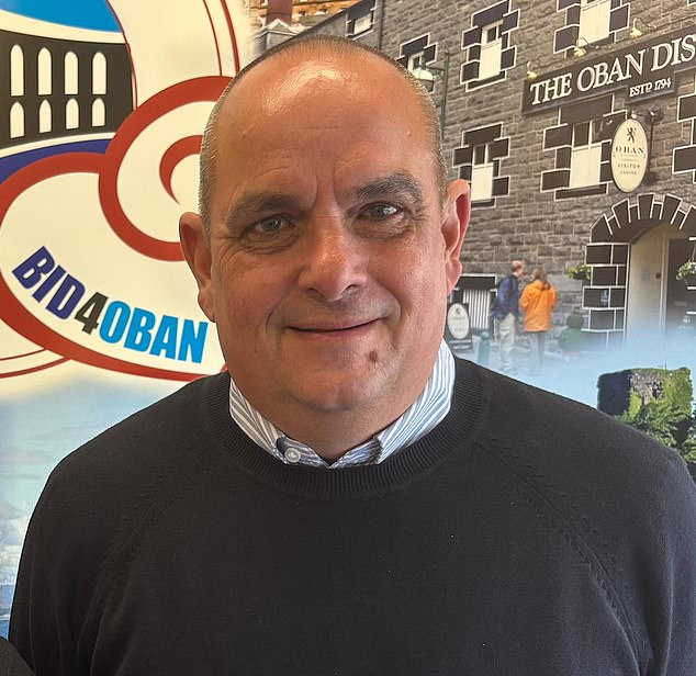 Chief Executive of Bid4Oban, the town's business improvement district, Andrew Spence, 59, said 'there are accommodation problems for everyone' due to the amount of second homes, including 'teachers, doctors, nurses and dentists'