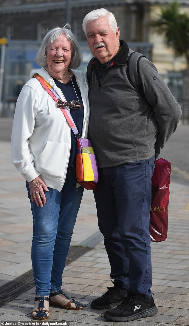 Ron and Vera Harrison, 84 and 80, live in Cheshire and had returned to Oban after their last visit around 15 years ago for its 'beauty' and traditional appeal