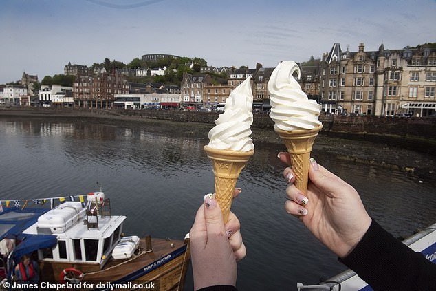 The seafront is the perfect place to enjoy a classic Mr Whippy ice cream