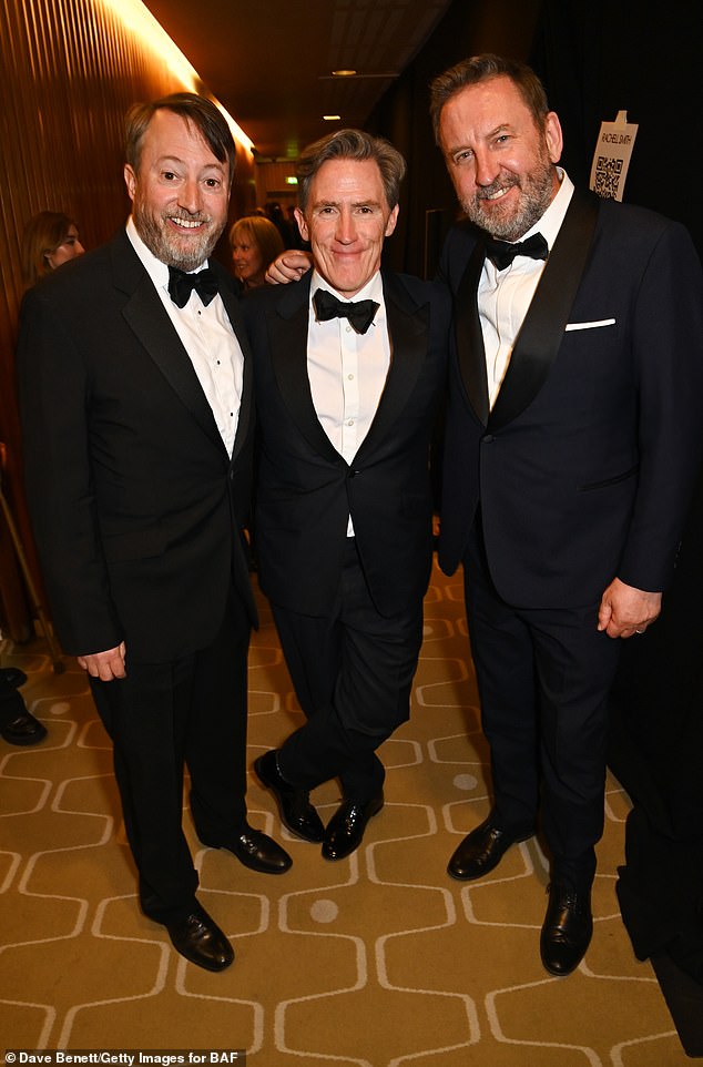 Popular BBC show Would I Lie To You claimed the Entertainment Programme accolade (pictured L-R David Mitchell, Rob Brydon and Lee Mack)