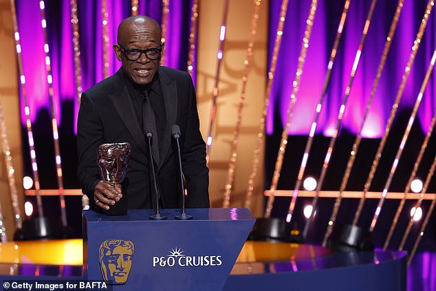 Lennie James accepted the Leading Actor Award for Mr Loverman...