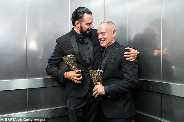 Robert Rinder and Rylan Clark also found themselves among the winners, with BBC show Rob and Rylan's Grand Tour winning the Factual Entertainment award