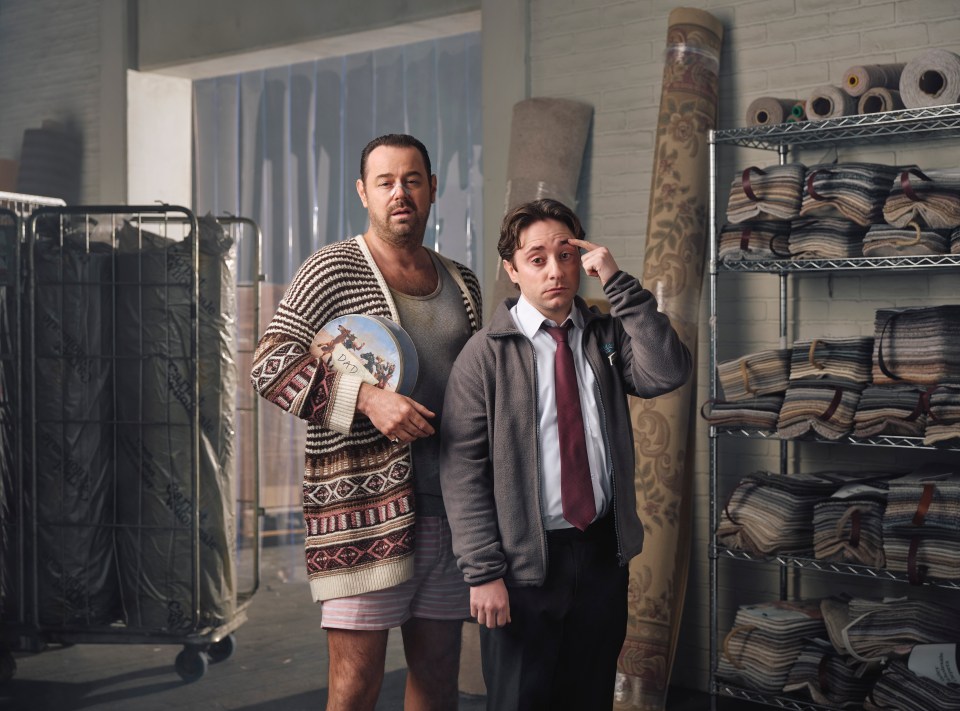 Still image from *Mr Bigstuff* showing Danny Dyer as Lee and Ryan Sampson as Glen.