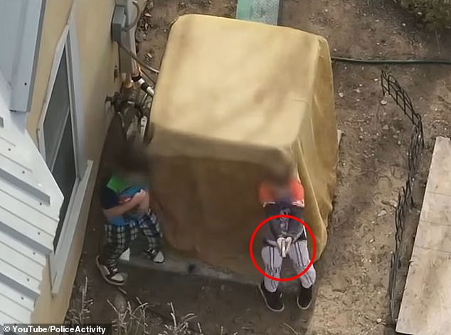 Police said it appeared the boys had been taught how to use the firearm