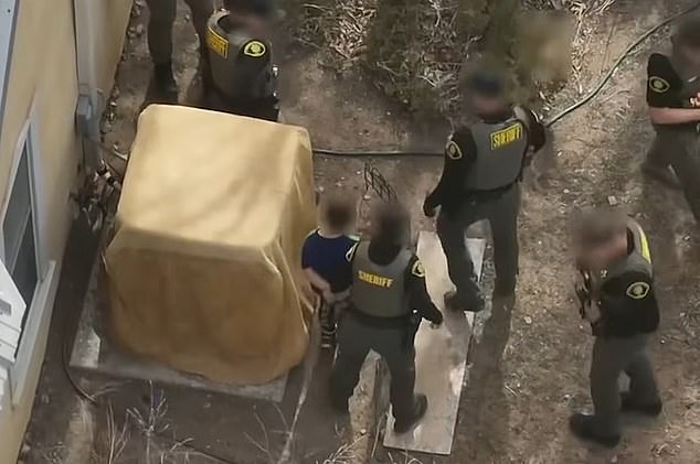 The children were taken away by police although they were not charged with any crime