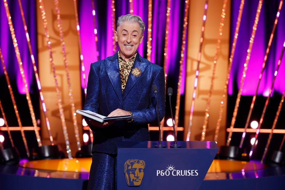 Alan Cumming presenting at the BAFTA Television Awards.