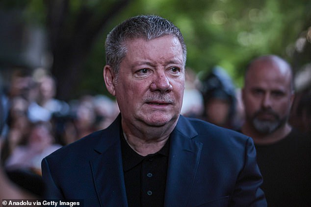 Nores has also dropped a defamation lawsuit against Liam's father Geoff Payne (pictured) after the star's dad appeared to suggest Nores bore responsibility for his death