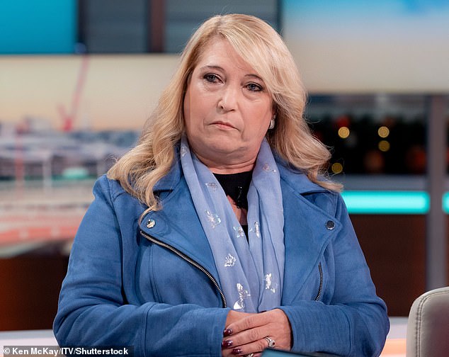 James' family, including mother Denise Fergus (pictured) have been left 'wracked with fear' over news that Venables will be up for parole again this year