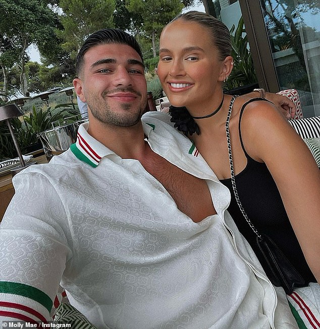 The couple's shock summer split last August was branded a 'publicity stunt' by fans after they were filmed packing on the PDA at Manchester United footballer Luke Shaw 's Hogmanay party in Cheshire (pictured last year)