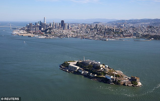 Alcatraz is located 1.25 miles from shore and takes 15 minutes to reach by ferry