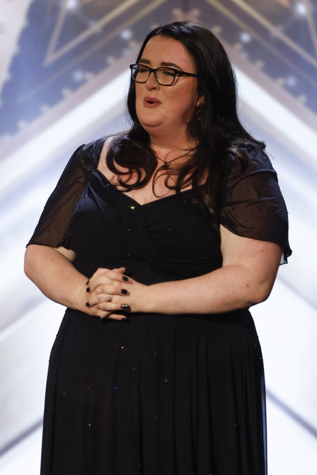 Stacey Leadbeatter at the Britain's Got Talent live final.