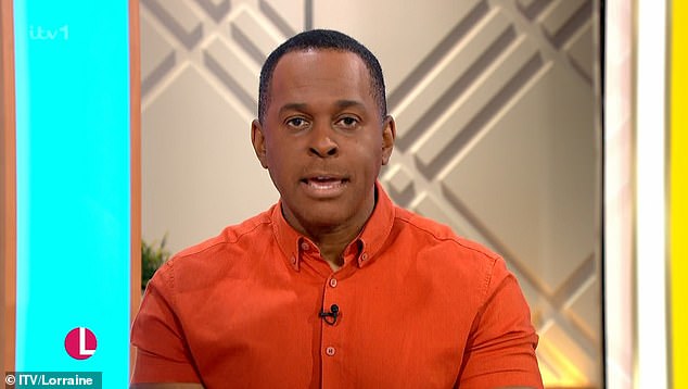 Andi Peters sent Ranvir Singh a touching get well soon message live on Lorraine as he stepped in for the presenter on Friday's episode of the ITV show
