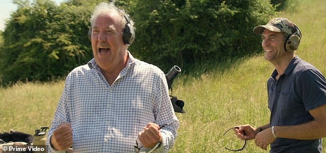 Hugh during his appearance on Clarkson's Farm. After Clarkson's comments about Meghan in December 2022, Hugh's appearance alongside him would surely have been unthinkable were they still friends