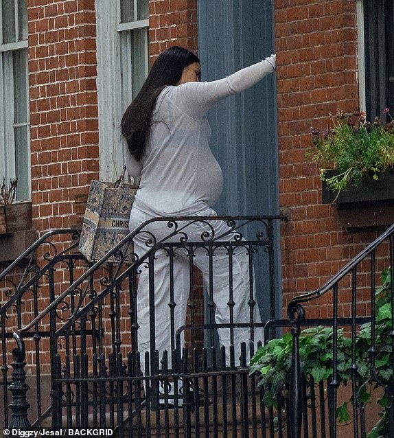 New York, CA  - *PREMIUM-EXCLUSIVE*  - *EXCLUSIVE*  - Cassie Ventura has been pictured as she emerged for the first time in months, as she prepares to come face to face with her abusive ex, P. Diddy, at his trial. Cassie, named "Victim 1" in the trial, is preparing to testify under her real name against Diddy as his trial is set to kick off this week. She was seen in NYC on Wednesday afternoon as she visited a friend's home. She wore a sheer top with her baby bump on full display for the extremely rare outing. Reports state she has been lying low in preparation for the courtroom showdown.  Pictured: Cassie Fine  BACKGRID USA 8 MAY 2025   USA: +1 310 798 9111 / usasales@backgrid.com  UK: +44 208 344 2007 / uksales@backgrid.com  *UK Clients - Pictures Containing Children Please Pixelate Face Prior To Publication*