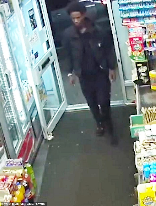 Abdirahman Ibrahim stopped at a shop after abandoning his car