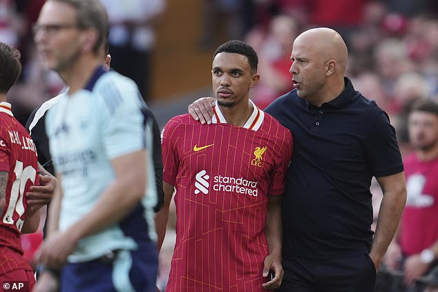 Alexander-Arnold and Liverpool boss Arne Slot have a difficult situation to manage this month