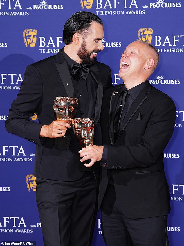 The presenter's BBC show Sort Your Life Out was nominated in the Factual Entertainment category but lost out to Rylan Clark and Rob Rinder's programme Grand Tour