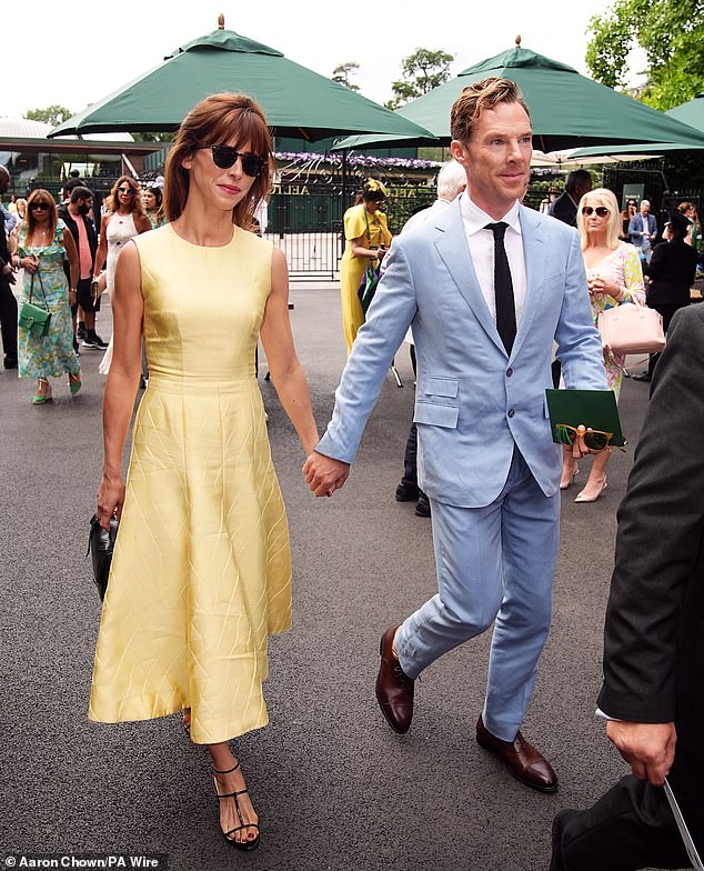 Mr Cumberbatch and his wife Sophie Hunter, an opera director, raised concerns around privacy and added the redevelopment would 'disrupt the aesthetic of the street and its [Victorian] architectural heritage. Pictured: Day fourteen of the 2024 Wimbledon Championships
