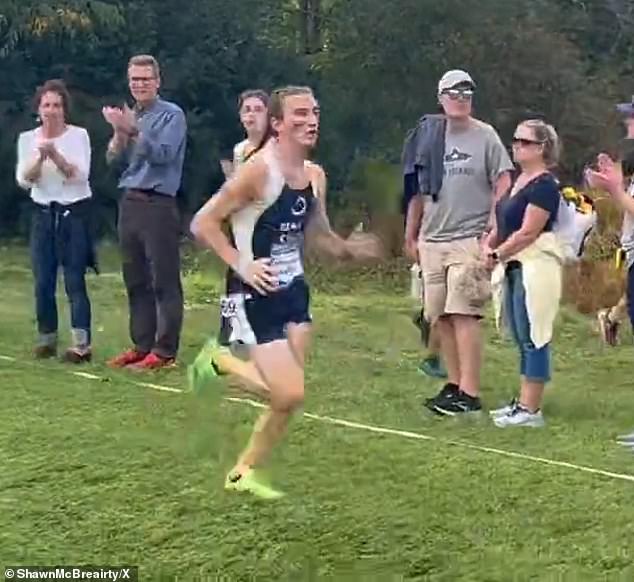 Stark-Chessa is seen in action during the Festival of Champions race in October 2023