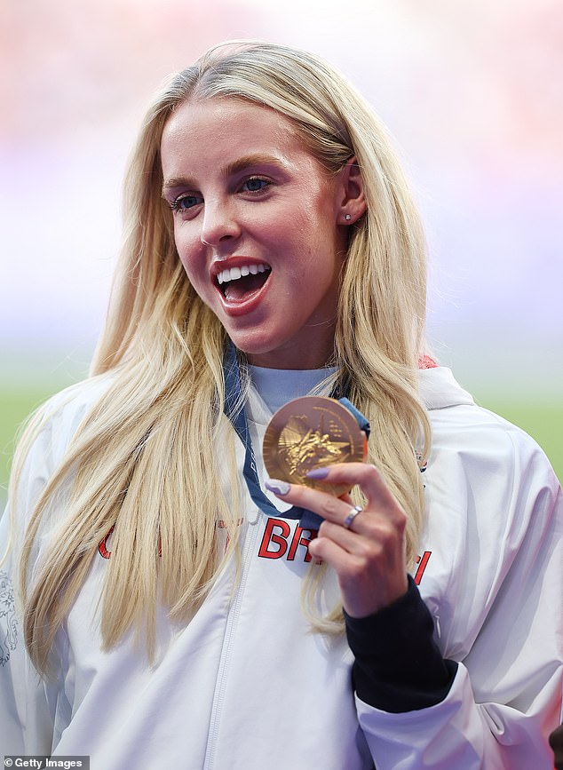 Keely went on to reach new heights with her career last year, winning gold in the women's 800m at Paris 2024
