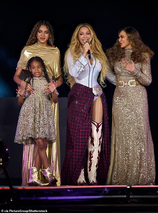 Beyoncé and Jay are 'very big on their kids receiving a formal education' but that they also 'see that Blue has talent and is hardworking'