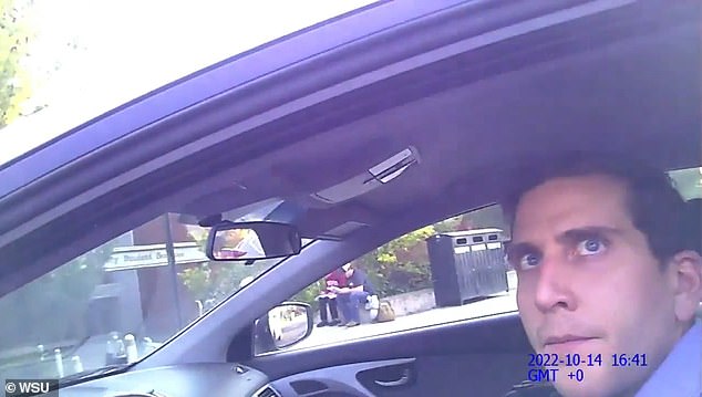 A damning report suggests that after Kohberger was pulled over by police in October 2022 and conversed with an officer about traffic laws, he searched: 'Can psychopaths behave pro-socially'