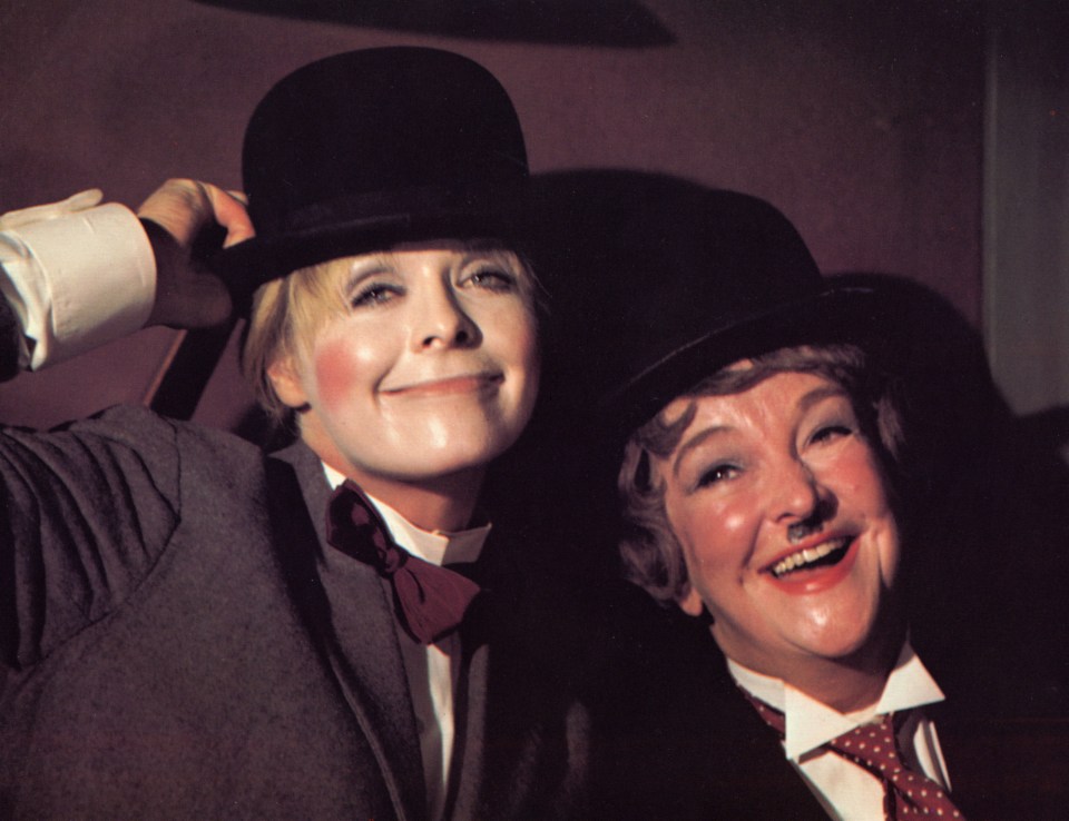 Susannah York and Beryl Reid in The Killing of Sister George.