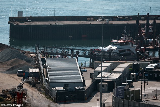 The latest migrant arrivals yesterday in Dover coincided with new Government plans