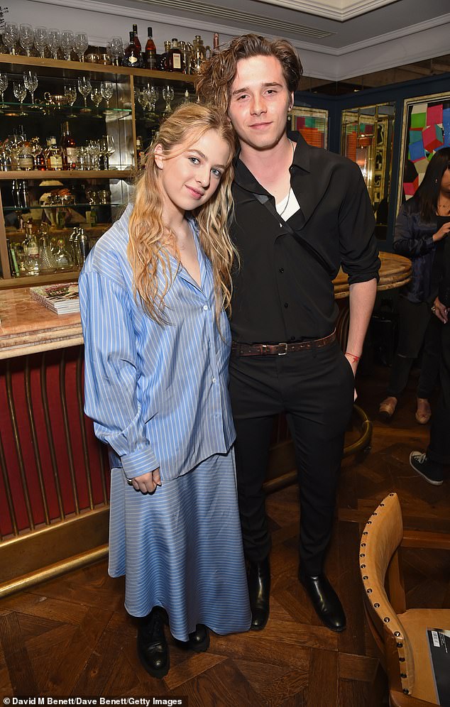 Another nepo baby Brooklyn mixed with back in the day was Noel Gallagher and Meg Mathews' daughter Anais (pictured in 2017