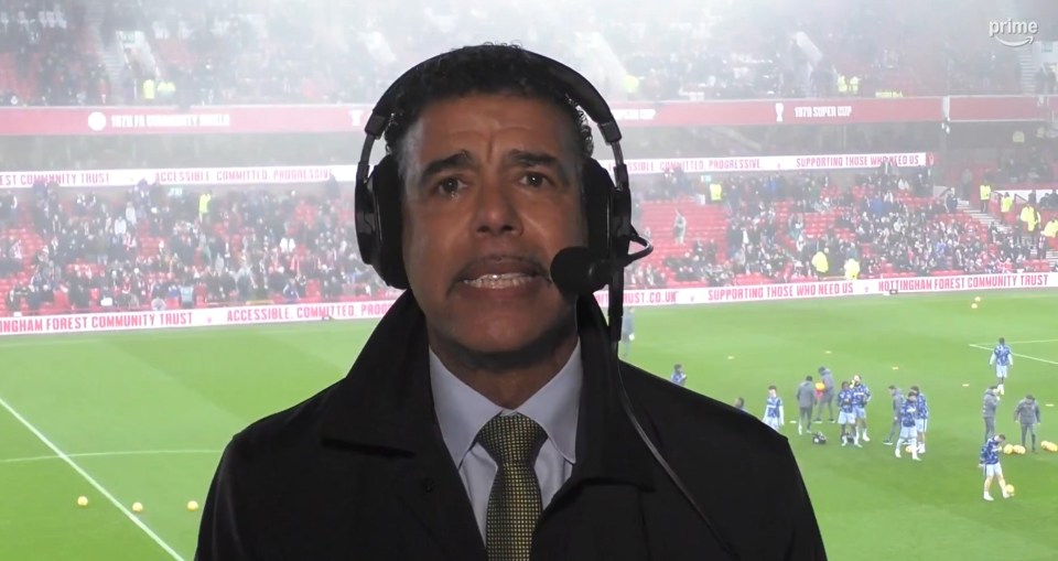 Chris Kamara on Sky Sports commentary.