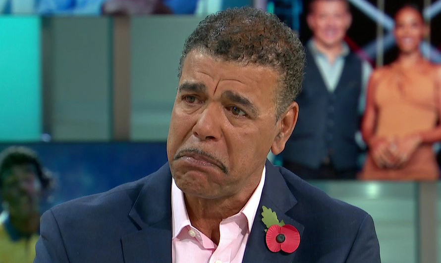 Chris Kamara on the Lorraine TV show.