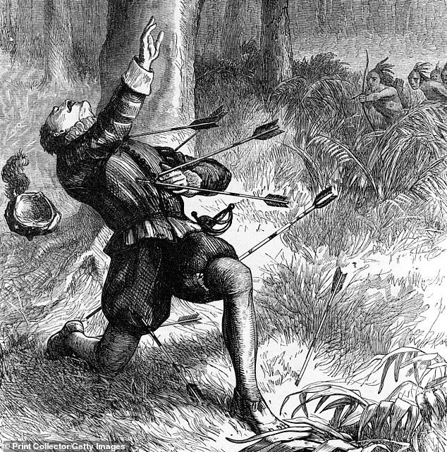 The colonists were frequently at odds with the indigenous tribes who lived nearby
