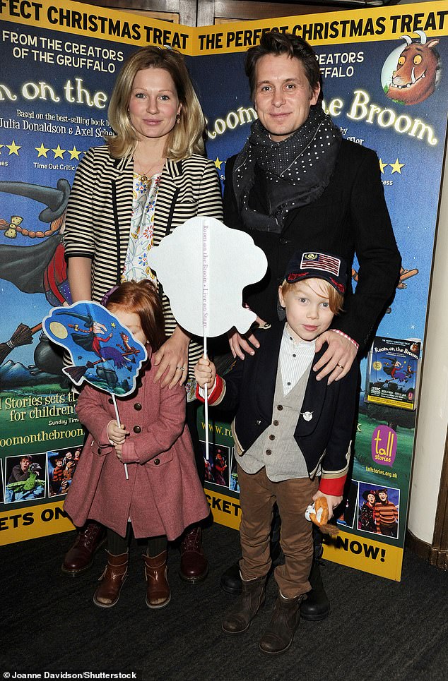 The Take That singer, 53, shares three children - daughters Willow, 16, and Fox, 12, and son Elwood, 18 - with his actress wife Emma Ferguson, who he married in 2009 (pictured in 2012)
