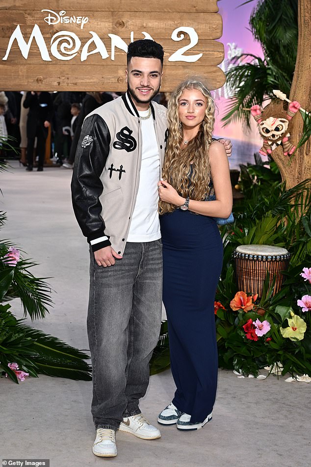 Katie and Peter are parents to Junior and Princess (pictured recently)