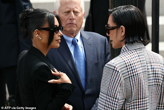 The influencer, 44, was joined by her mother Kris Jenner as she made her way into the court room on Tuesday afternoon