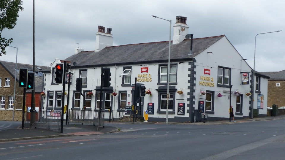 The Hare & Hounds pub.