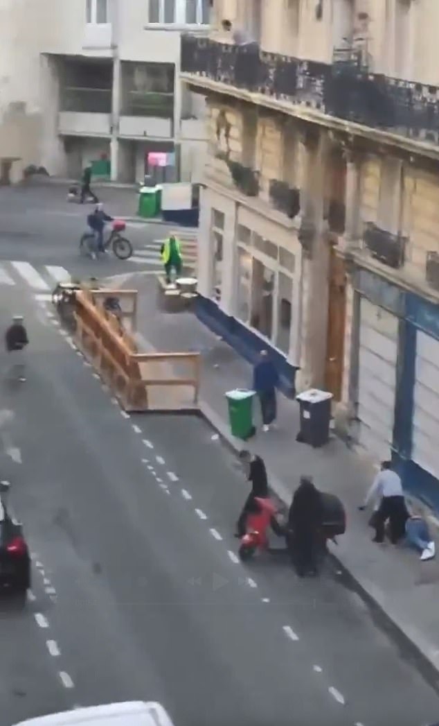 The victims' screams eventually attracted attention, however, leading the attackers to flee in their van
