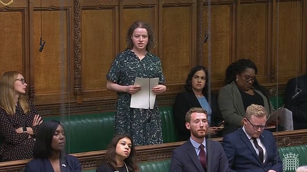 Labour MP Olivia Blake was among those raising alarm as Ms Cooper took questions in the Commons last night