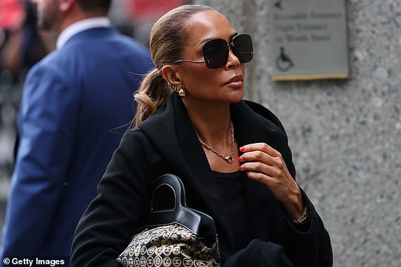 NEW YORK, NEW YORK - MAY 13: Sarah Chapman, a former partner of Sean "Diddy" Combs, arrive for Sean Combs' trial at Manhattan Federal Court on May 13, 2025 in New York City. Combs, 55, has pleaded not guilty on all counts, which include a racketeering charge alleging the hip-hop pioneer was the leader of a sex crime ring that included drug-fueled sex parties by use of force, threats and violence. (Photo by Michael M. Santiago/Getty Images)