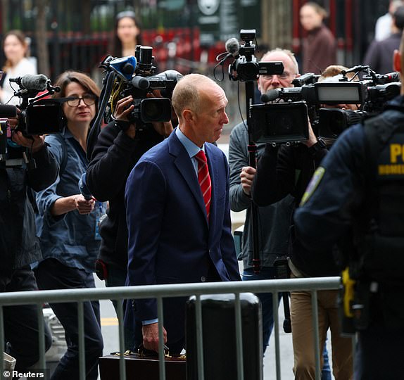 Lawyer of Cassie Ventura arrives at court for Sean "Diddy" Combs sex trafficking and racketeering conspiracy trial at U.S. court in Manhattan, in New York City, U.S., May 13, 2025. REUTERS/Mike Segar