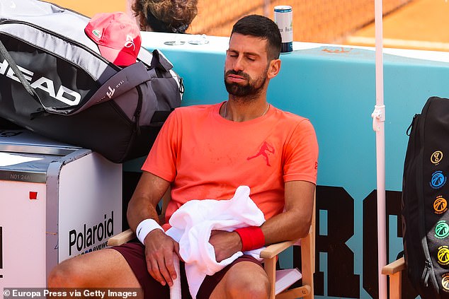 Djokovic has had an uneasy time on clay in recent weeks and is looking to tune up ahead of the French Open - and his elusive 25th Grand Slam