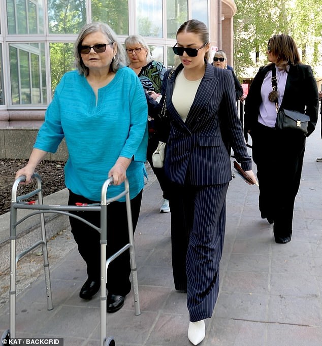 Relatives of the Menendez brothers arrived in court to offer their support in the resentencing