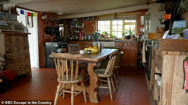 The TV star has been living off-grid in a remarkable 200-year-old coastguard's cottage with his partner Daniel, a ceramicist and potter